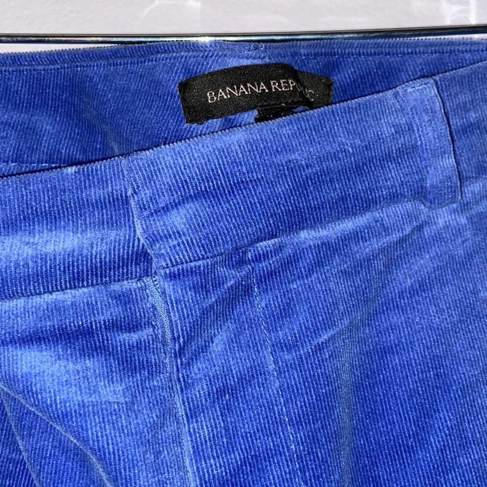 Size 4 Banana Republic, blue corduroy pants.